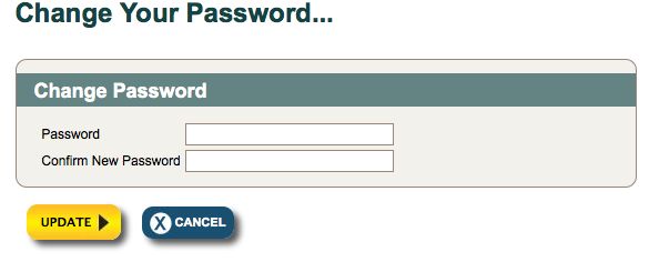 Customized Reset Password Screen